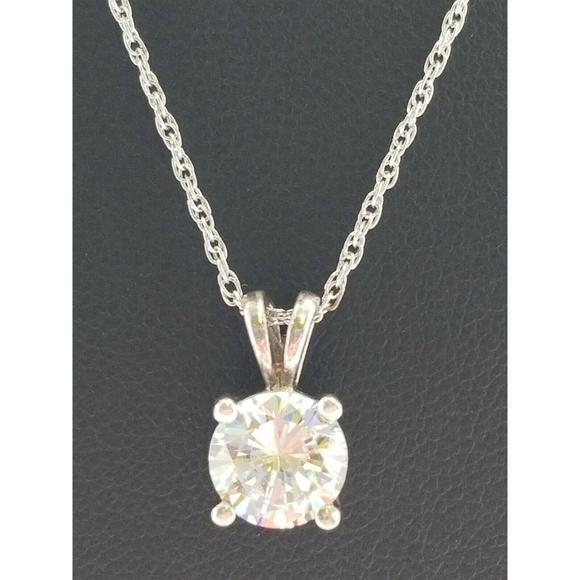 Jewelry - Women's Sterling Silver 925 Chain with White CZ St